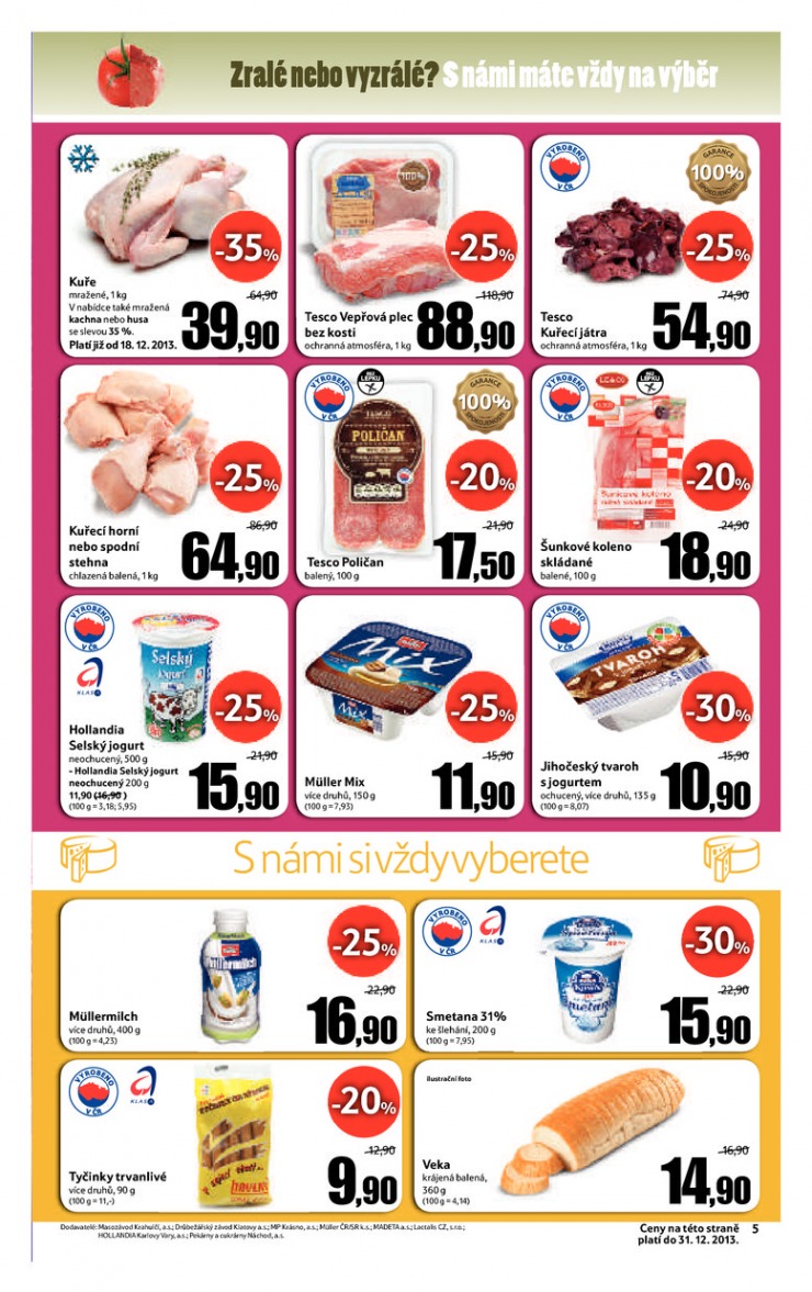 leták Tesco supermarkety od 26.12.2013 strana 1 leták Tesco supermarkety od 26.12.2013 strana 1