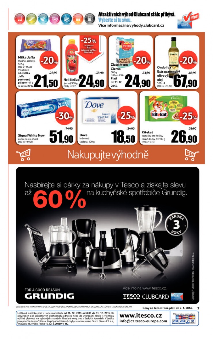 leták Tesco supermarkety od 26.12.2013 strana 1 leták Tesco supermarkety od 26.12.2013 strana 1