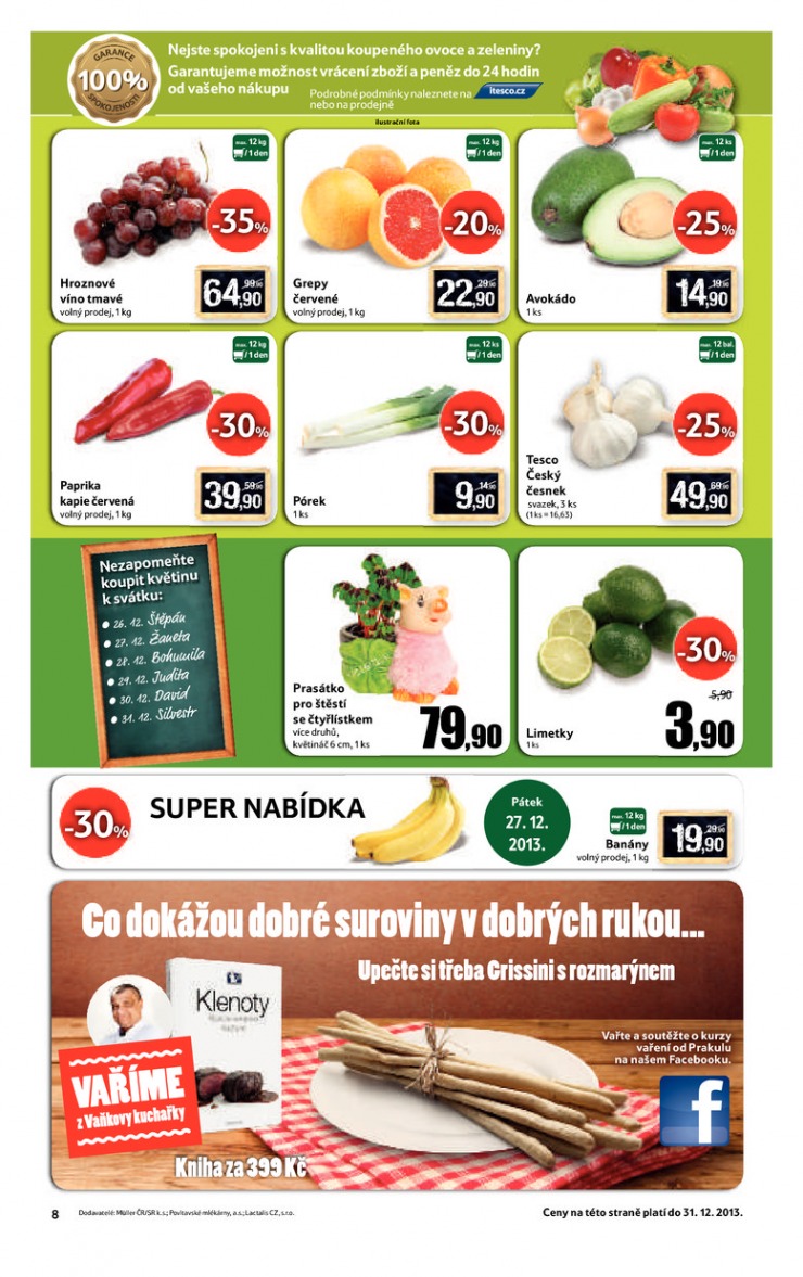 leták Tesco supermarkety od 26.12.2013 strana 1 leták Tesco supermarkety od 26.12.2013 strana 1