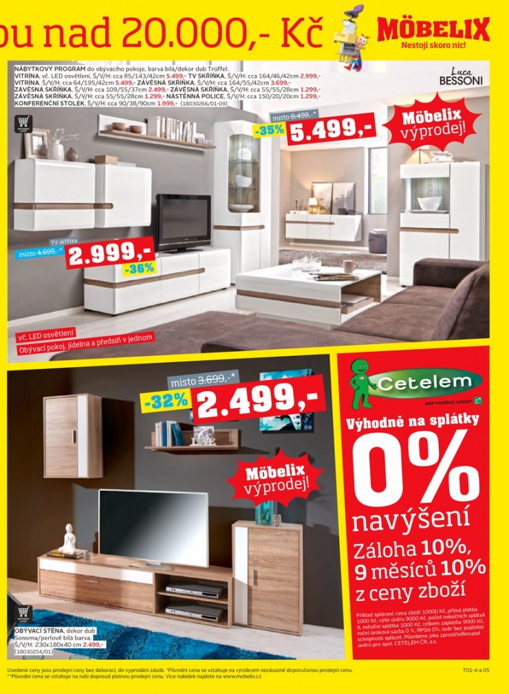 let�k Mobelix Aktu�ln� prospekt od 23.12.2013 strana 1