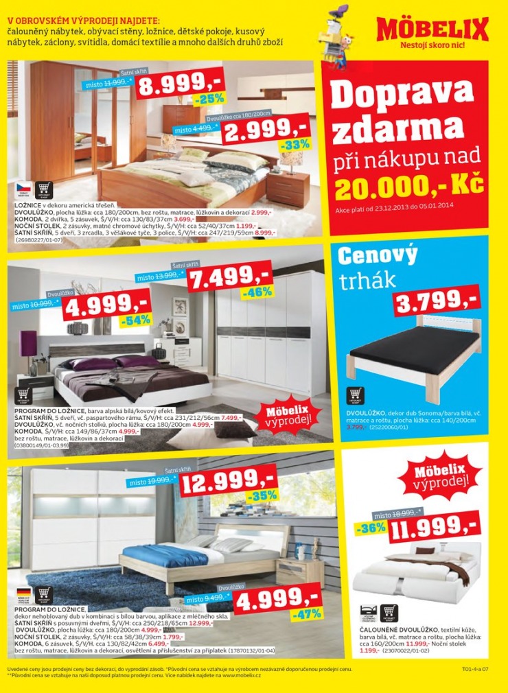 leták Mobelix Aktuální prospekt od 23.12.2013 strana 1 leták Mobelix Aktuální prospekt od 23.12.2013 strana 1