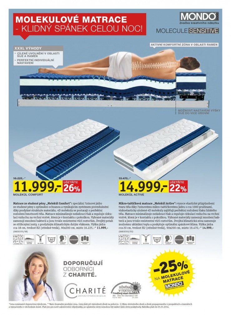 let�k XXXLutz sleva na matrace od 23.12.2013 strana 1