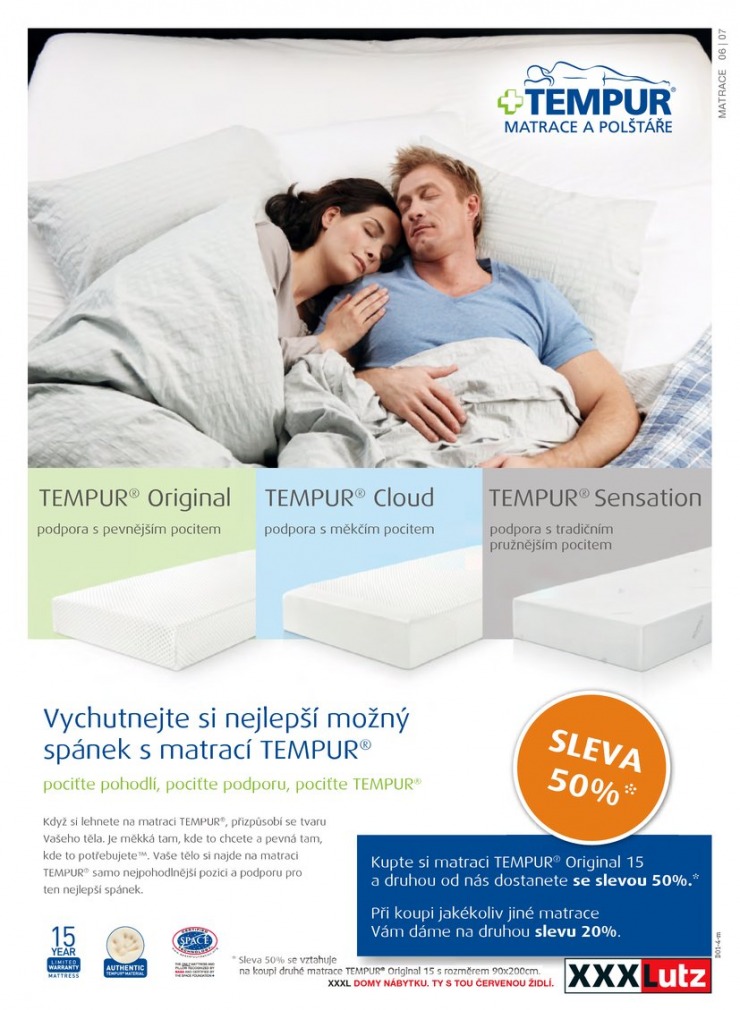 let�k XXXLutz sleva na matrace od 23.12.2013 strana 1