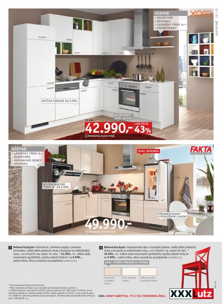 leták XXXLutz sleva na kuchyně od 23.12.2013 strana 1 leták XXXLutz sleva na kuchyně od 23.12.2013 strana 1