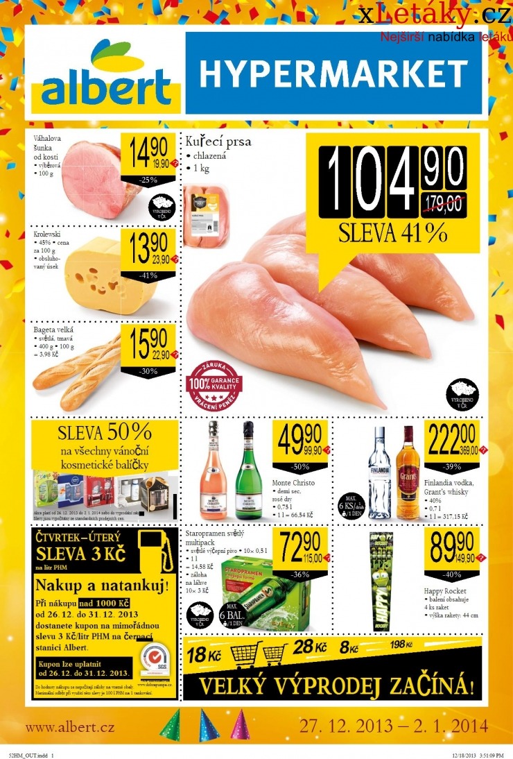 leták Albert hypermarket leták strana 1 leták Albert hypermarket leták strana 1