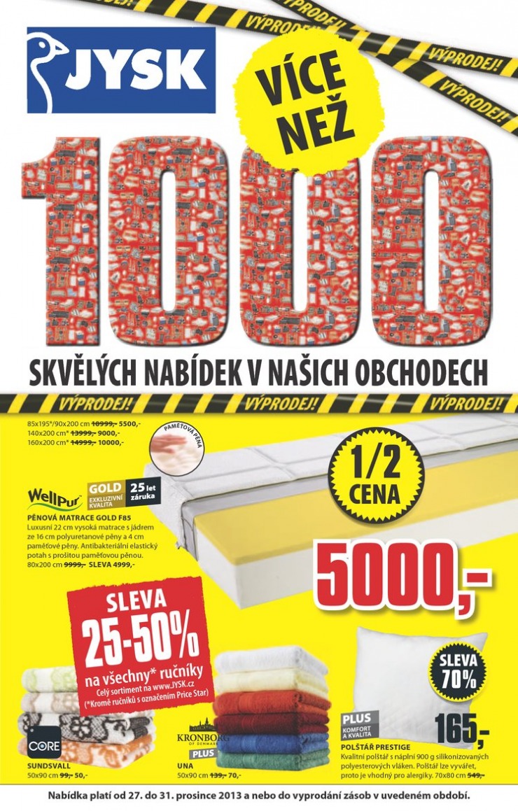 letk Jysk Nabdka tdne od 27.12.2013 strana 1