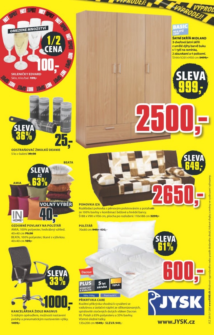 leták Jysk Nabídka týdne od 27.12.2013 strana 1 leták Jysk Nabídka týdne od 27.12.2013 strana 1