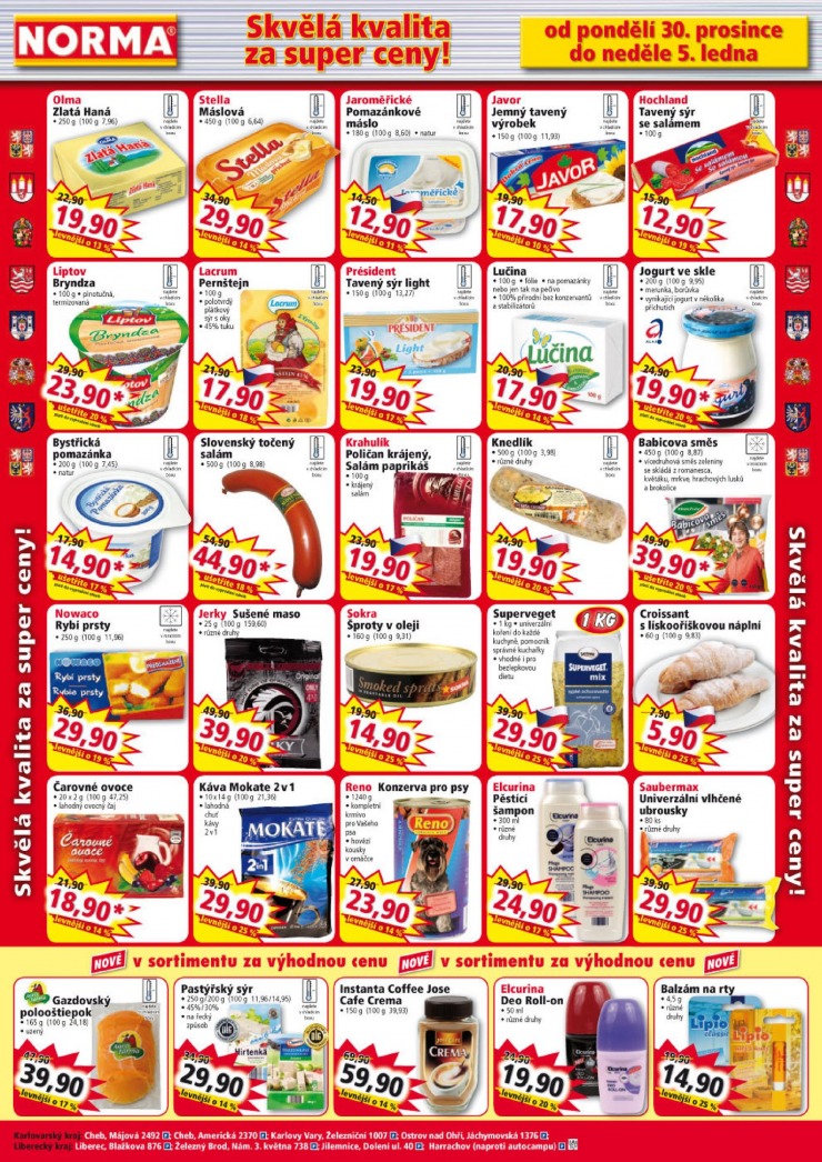 leták Norma Aktuální leták od 30.12.2013 strana 1 leták Norma Aktuální leták od 30.12.2013 strana 1