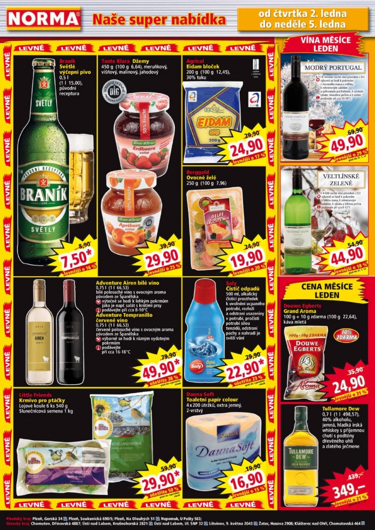 leták Norma Aktuální leták od 30.12.2013 strana 1 leták Norma Aktuální leták od 30.12.2013 strana 1