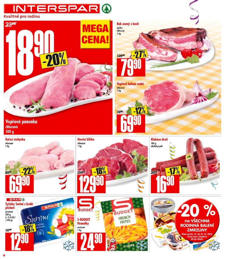 leták Interspar Akční nabídka od 26.12.2013 strana 1 leták Interspar Akční nabídka od 26.12.2013 strana 1