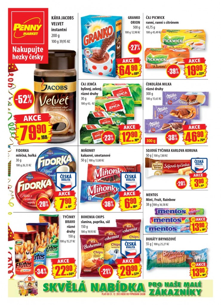 let�k Penny Aktu�ln� nab�dka od 30.12.2013 strana 1