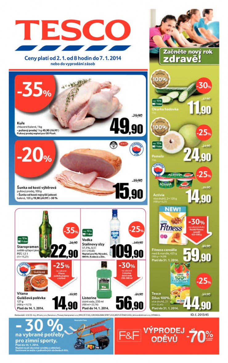letk Tesco obchody Extra od 2.1.2014 strana 1