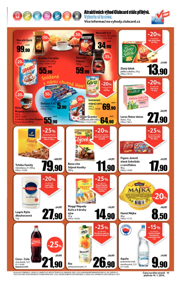 leták Tesco obchodní domy od 2.1.2014 strana 1 leták Tesco obchodní domy od 2.1.2014 strana 1