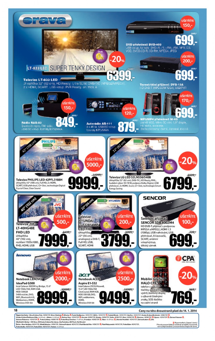 leták Tesco obchodní domy od 2.1.2014 strana 1 leták Tesco obchodní domy od 2.1.2014 strana 1