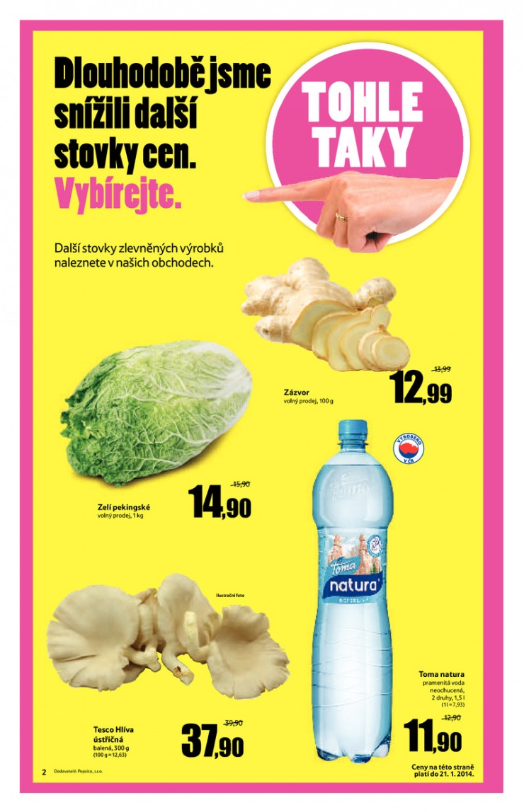 leták Tesco velké hypermarkety od 2.1.2014 strana 1 leták Tesco velké hypermarkety od 2.1.2014 strana 1