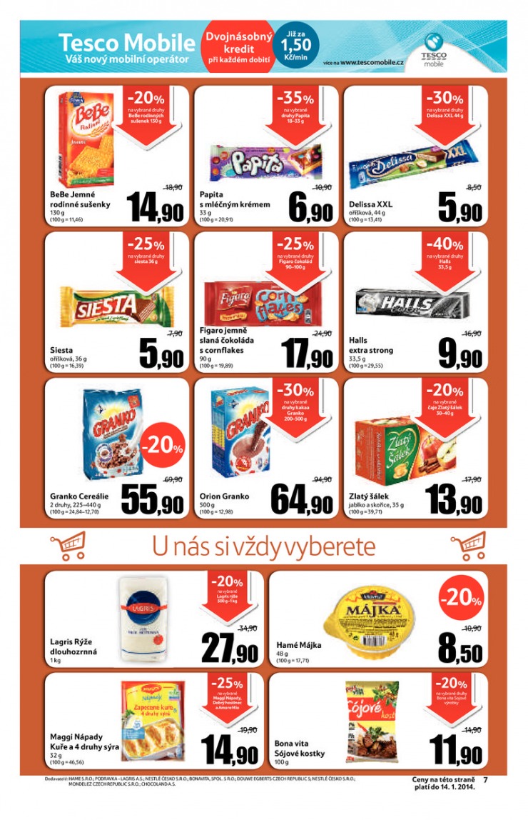 let�k Tesco velk� hypermarkety od 2.1.2014 strana 1