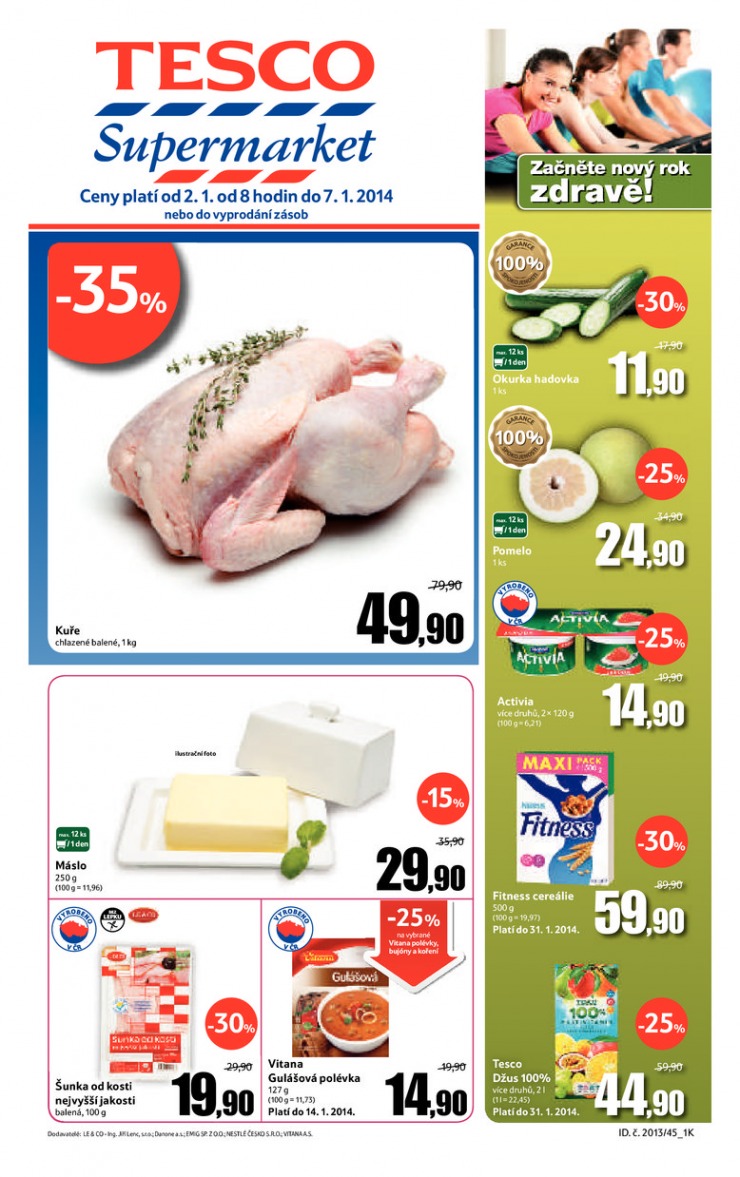 letk Tesco supermarkety od 2.1.2014 strana 1