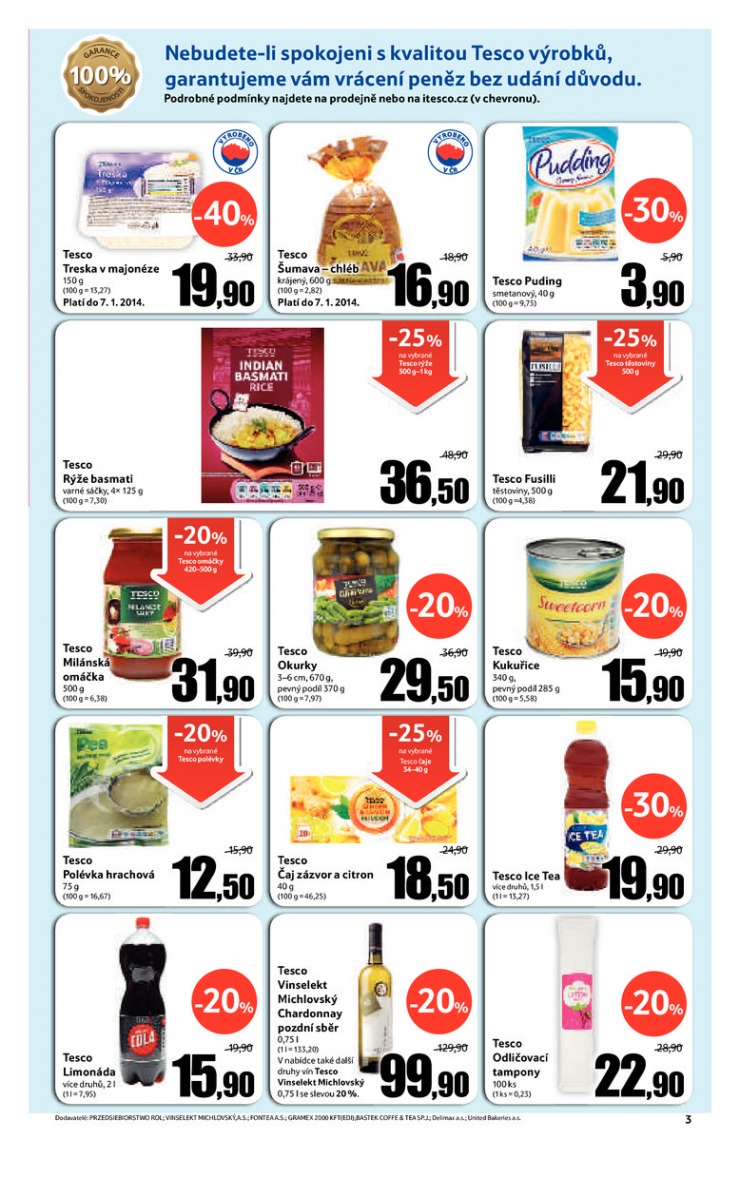 leták Tesco supermarkety od 2.1.2014 strana 1 leták Tesco supermarkety od 2.1.2014 strana 1