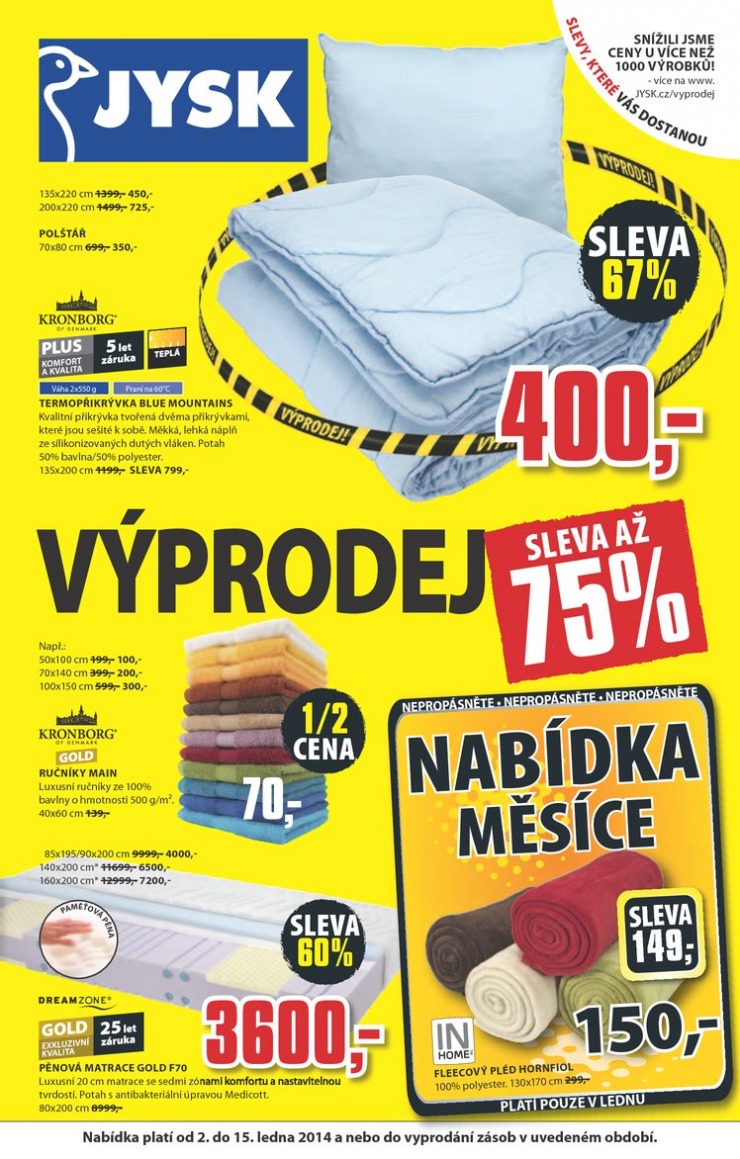 letk Jysk Nabdka tdne od 2.1.2014 strana 1