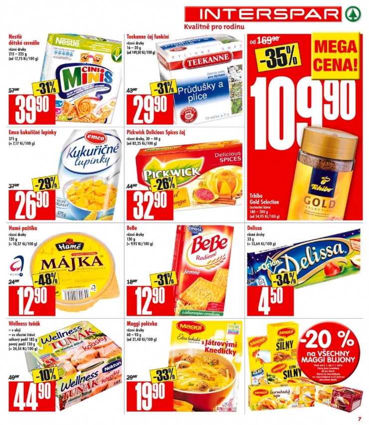 leták Interspar Akční nabídka od 2.1.2014 strana 1 leták Interspar Akční nabídka od 2.1.2014 strana 1