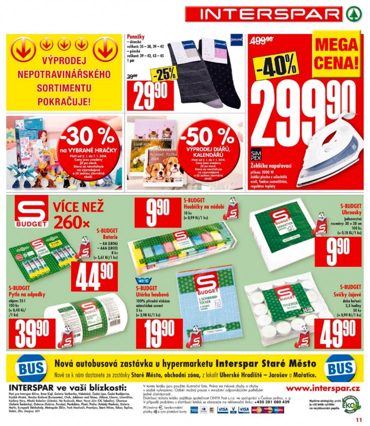 leták Interspar Akční nabídka od 2.1.2014 strana 1 leták Interspar Akční nabídka od 2.1.2014 strana 1
