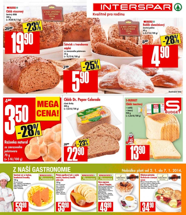 leták Interspar Akční nabídka od 2.1.2014 strana 1 leták Interspar Akční nabídka od 2.1.2014 strana 1
