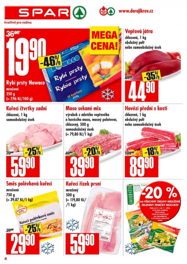 leták Interspar nabídka Spar od 2.1.2014 strana 1 leták Interspar nabídka Spar od 2.1.2014 strana 1