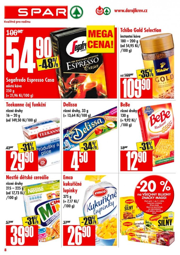 leták Interspar nabídka Spar od 2.1.2014 strana 1 leták Interspar nabídka Spar od 2.1.2014 strana 1