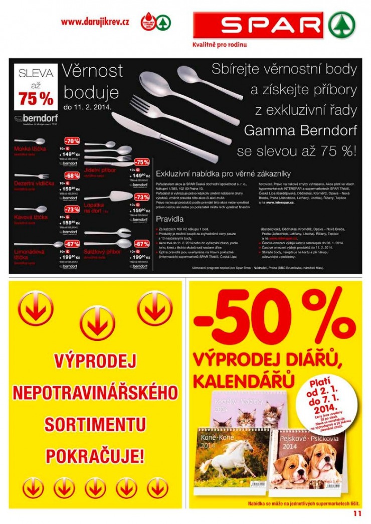 letk Interspar nabdka Spar od 2.1.2014 strana 1