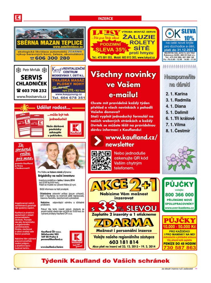 leták Kaufland Aktuální nabídka od 2.1.2014 strana 1 leták Kaufland Aktuální nabídka od 2.1.2014 strana 1