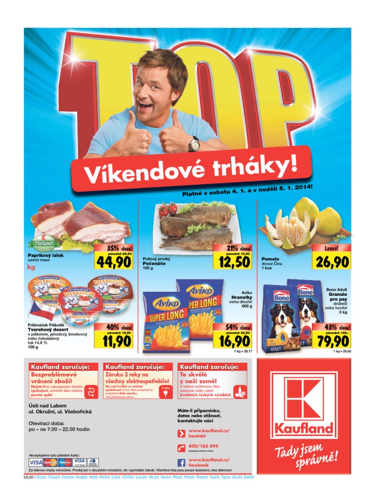 leták Kaufland Aktuální nabídka od 2.1.2014 strana 1 leták Kaufland Aktuální nabídka od 2.1.2014 strana 1