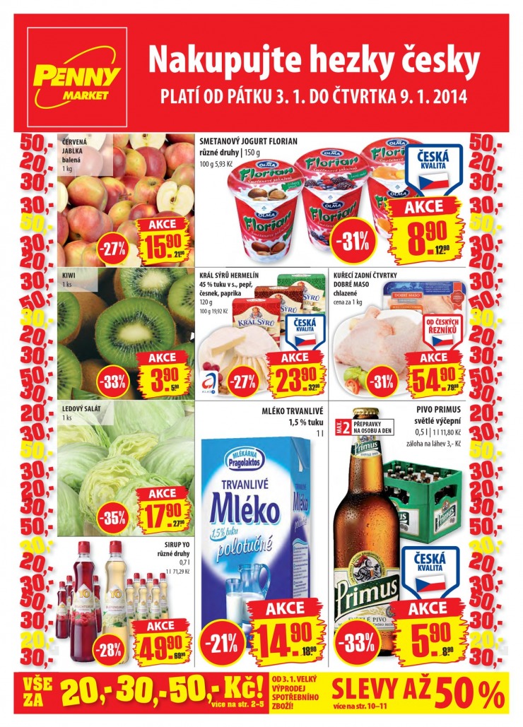 leták Penny Aktuální nabídka od 3.1.2014 strana 1 leták Penny Aktuální nabídka od 3.1.2014 strana 1