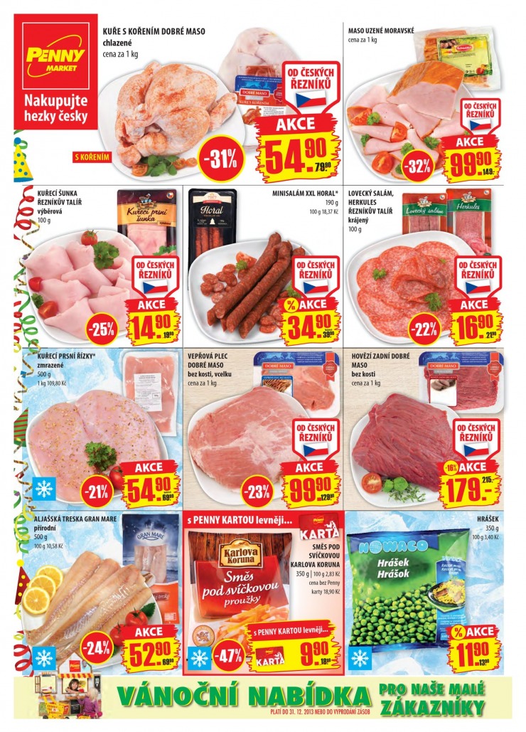 let�k Penny Aktu�ln� nab�dka od 27.12.2013 strana 1