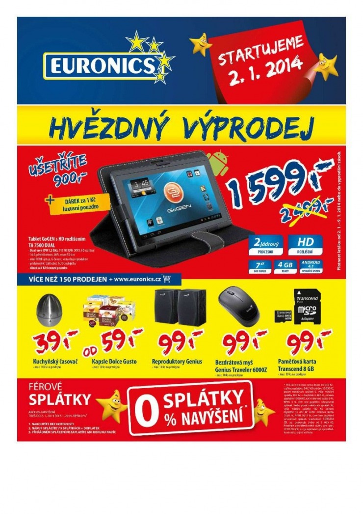 letk Euronics Aktuln letk od 2.1.2014 strana 1