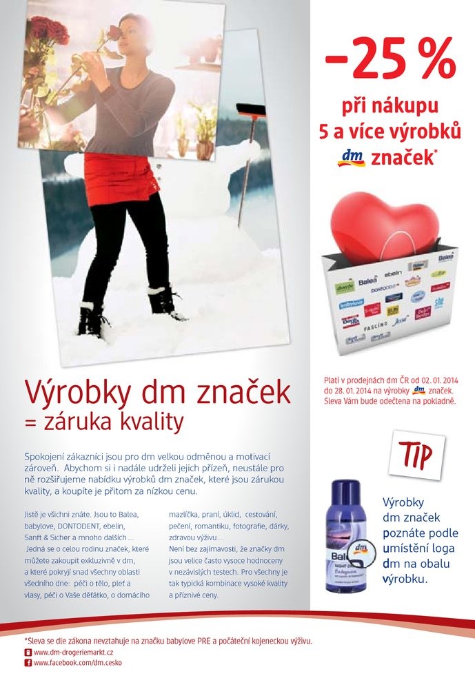 leták DM drogerie Journal od 2.1.2014 strana 1 leták DM drogerie Journal od 2.1.2014 strana 1