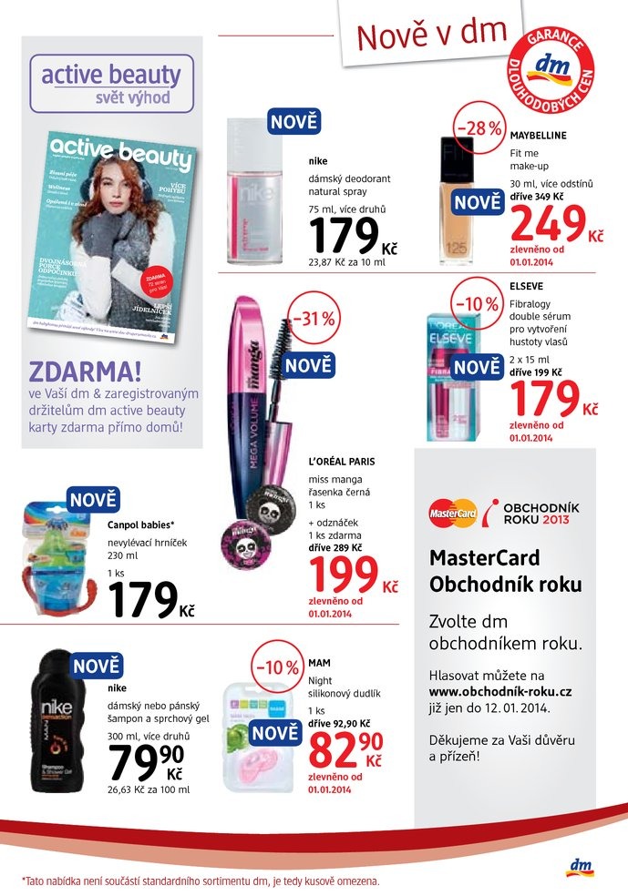 let�k DM drogerie Journal 2 od 2.1.2014 strana 1