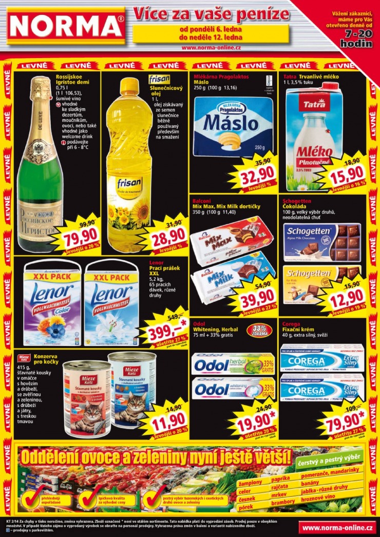 letk Norma Aktuln letk od 6.1.2014 strana 1