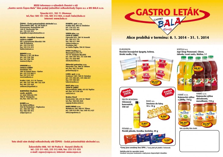 letk Bala Gastro od 1.1.2014 strana 1