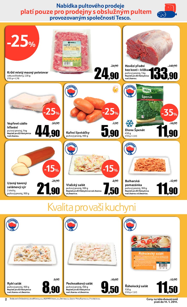 leták Tesco Expres obchody od 8.1.2014 strana 1 leták Tesco Expres obchody od 8.1.2014 strana 1