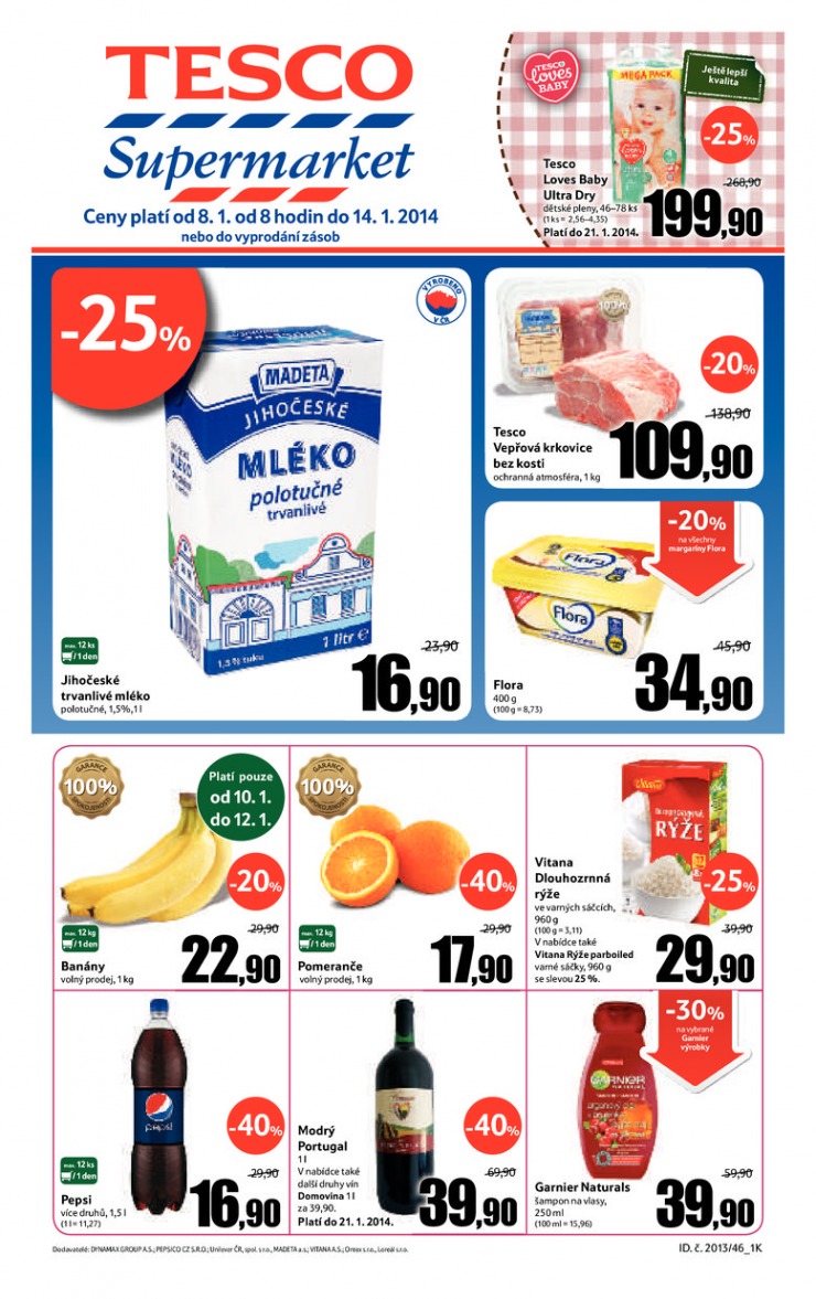 letk Tesco supermarkety od 8.1.2014 strana 1