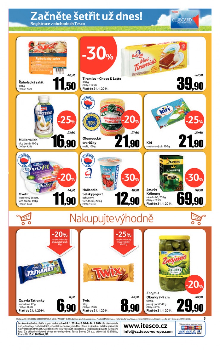 leták Tesco supermarkety od 8.1.2014 strana 1 leták Tesco supermarkety od 8.1.2014 strana 1