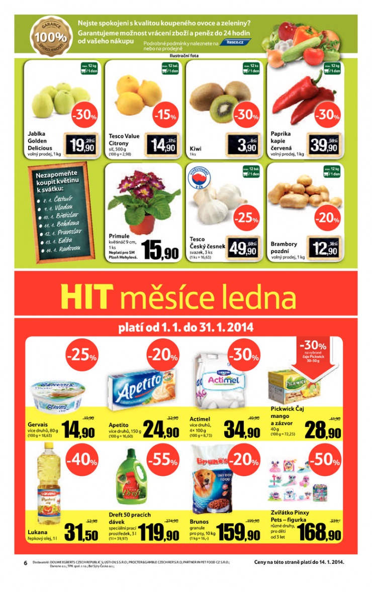 leták Tesco supermarkety od 8.1.2014 strana 1 leták Tesco supermarkety od 8.1.2014 strana 1