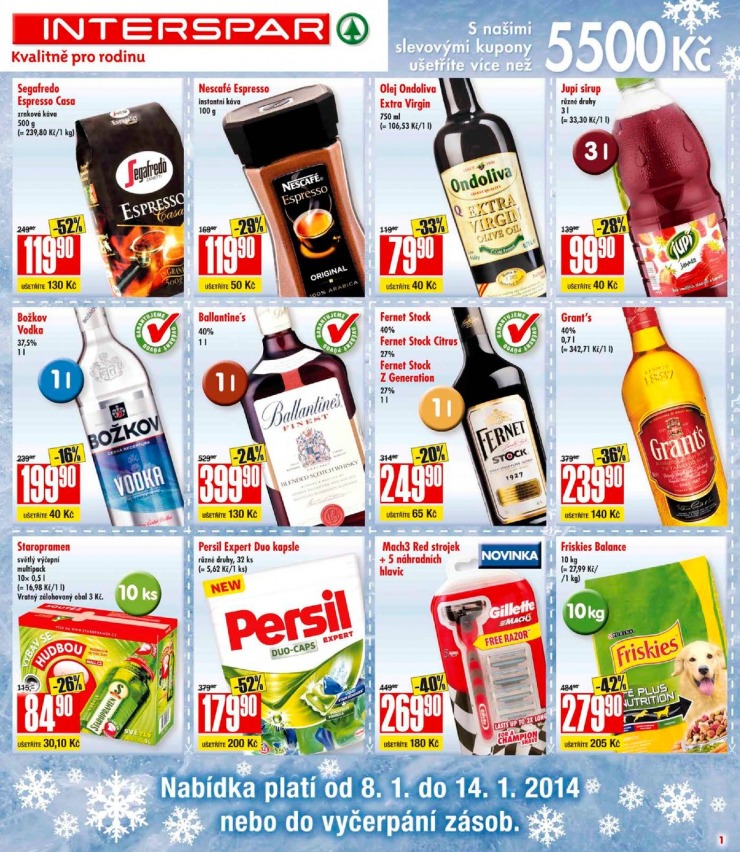leták Interspar kuponová knížka od 8.1.2014 strana 1 leták Interspar kuponová knížka od 8.1.2014 strana 1