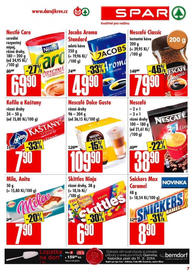 leták Interspar nabídka Spar od 8.1.2014 strana 1 leták Interspar nabídka Spar od 8.1.2014 strana 1