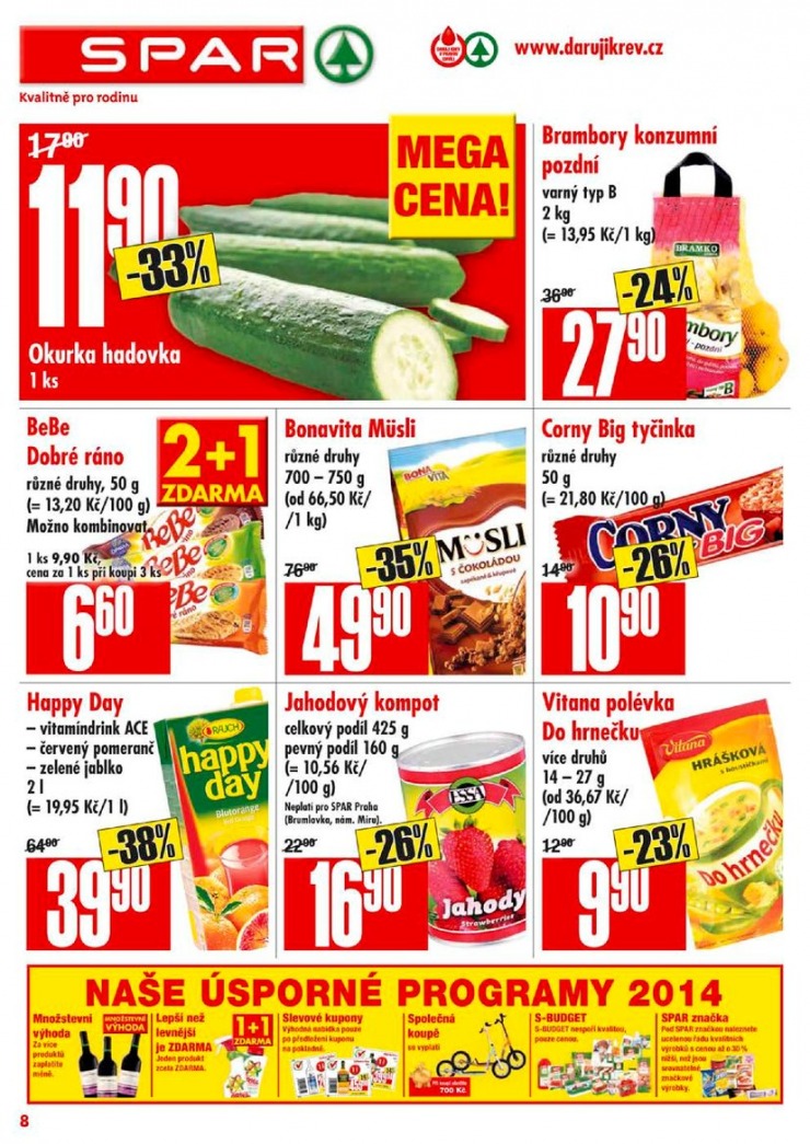 leták Interspar nabídka Spar od 8.1.2014 strana 1 leták Interspar nabídka Spar od 8.1.2014 strana 1
