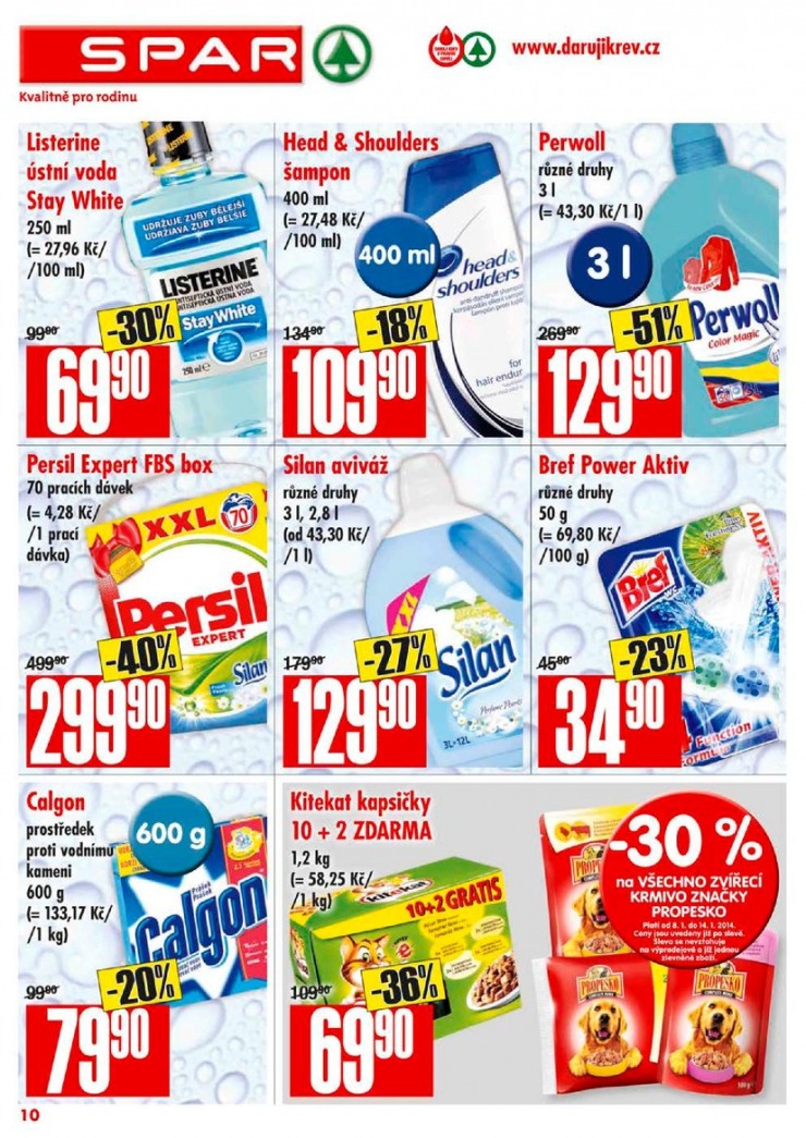 leták Interspar nabídka Spar od 8.1.2014 strana 1 leták Interspar nabídka Spar od 8.1.2014 strana 1
