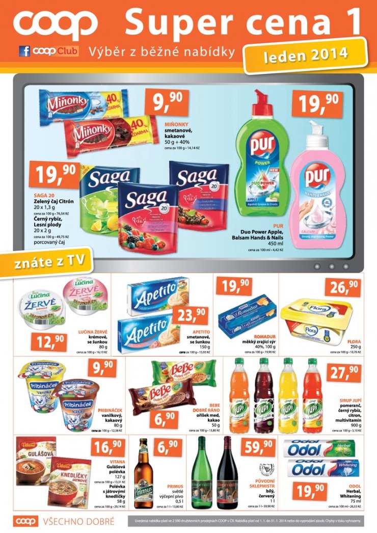 leták COOP Terno od 8.1.2014 strana 1 leták COOP Terno od 8.1.2014 strana 1