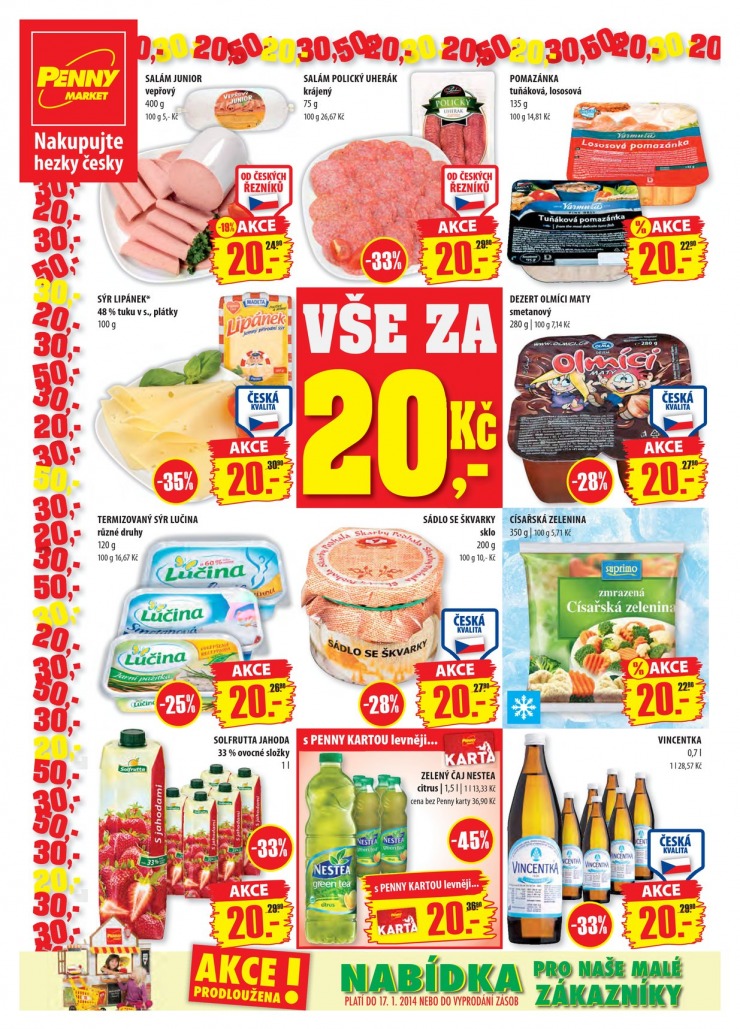 leták Penny Aktuální nabídka od 9.1.2014 strana 1 leták Penny Aktuální nabídka od 9.1.2014 strana 1