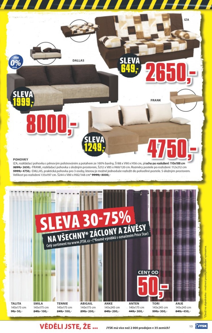 leták Jysk Nabídka týdne od 9.1.2014 strana 1 leták Jysk Nabídka týdne od 9.1.2014 strana 1