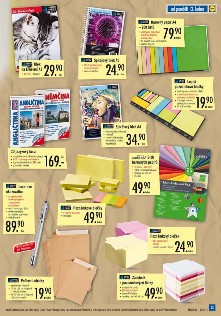 let�k Lidl Ak�n� nab�dka od 13.1.2014 strana 1